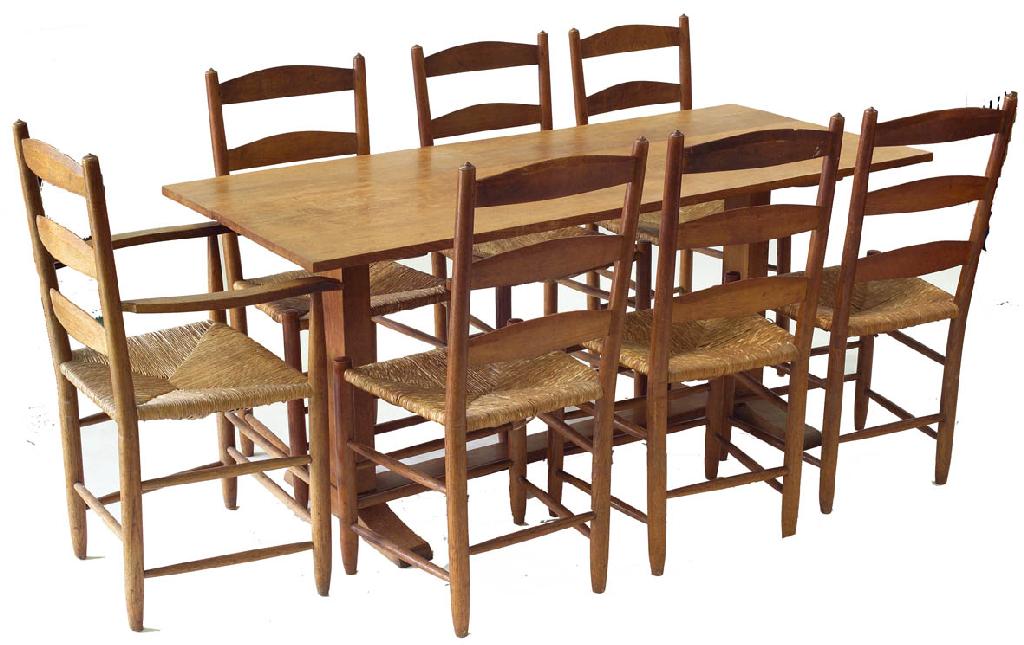 Appraisal: ARTS CRAFTS OAK DINING TABLE DESIGNED BY AMBROSE HEAL FOR