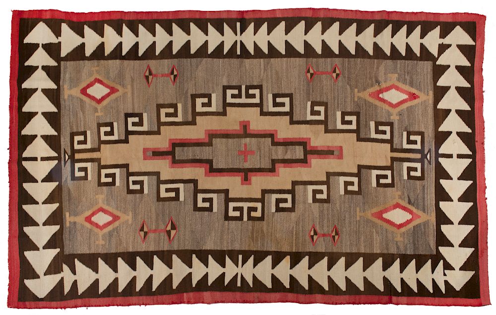 Appraisal: Navajo Ganado Area Rug ca Najavo Ganado Area Rug wool