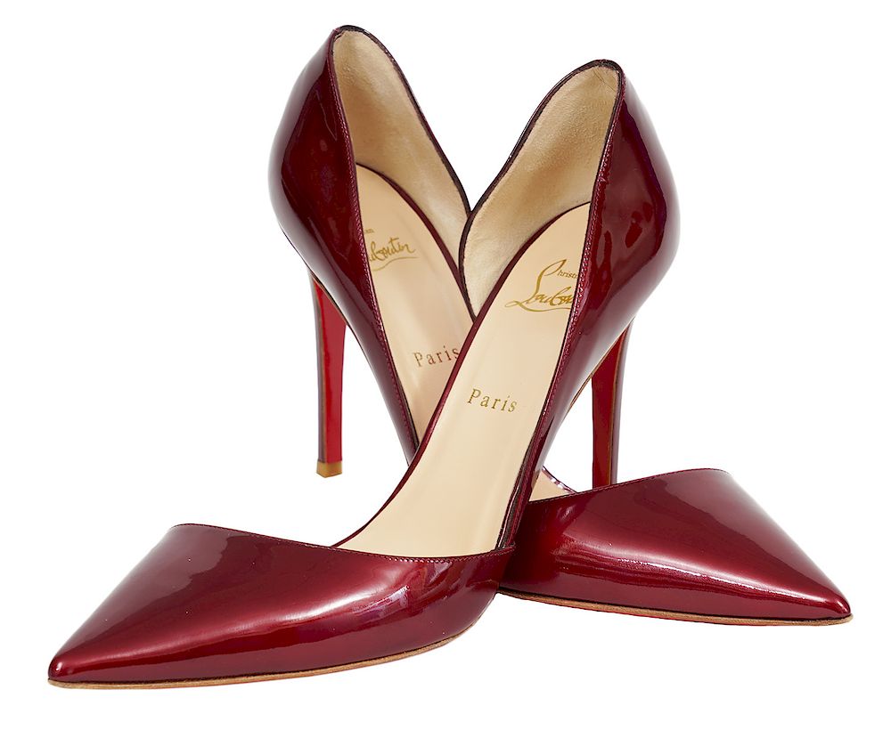 Appraisal: Christian Louboutin Iriza Red Patent Pumps Christin Louboutin red patent