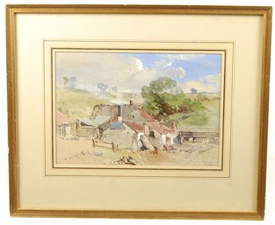 Appraisal: Charles Branwhite British - A West Country blacksmith's watercolour and