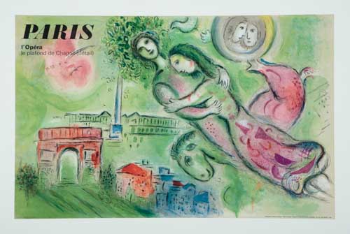 Appraisal: MARC CHAGALL after Romeo and Juliet Color lithograph x mm