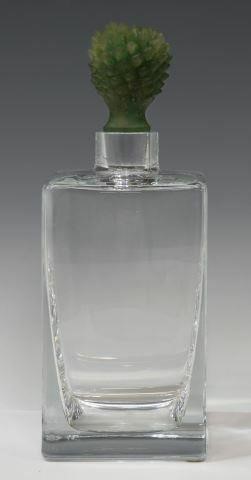 Appraisal: French art glass liqueur decanter designed by Joseph Hilton McConnico