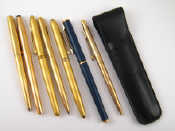 Appraisal: A mixed lot comprising eight various ball point pens and