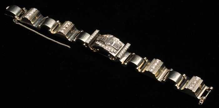 Appraisal: HAMILTON WHITE GOLD AND DIAMOND WATCH Unmarked