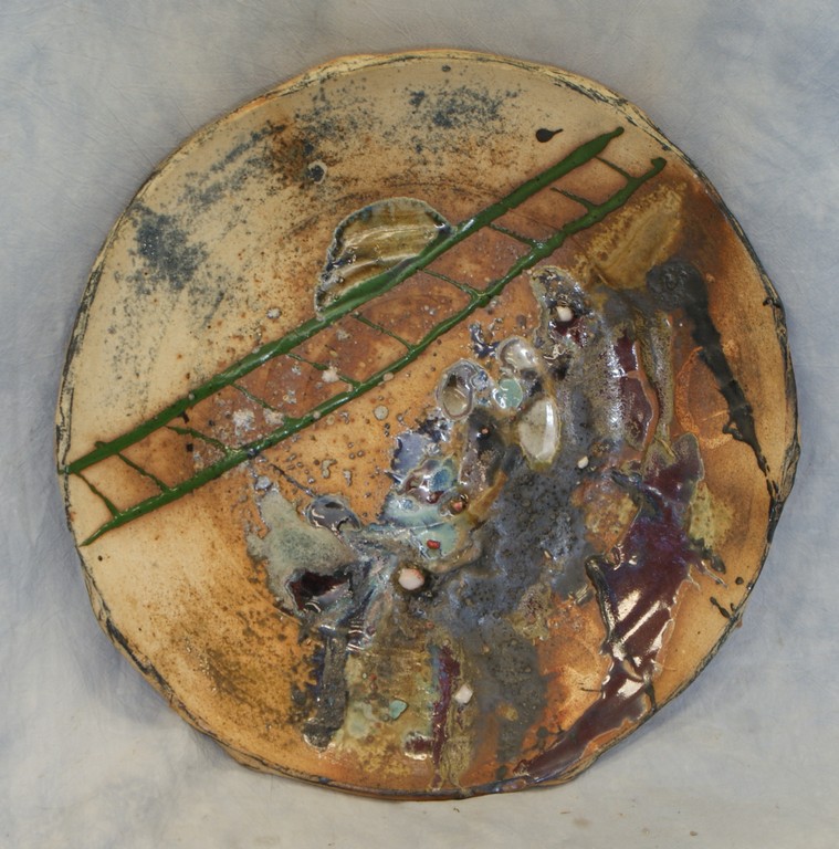 Appraisal: Alan Burslem American Arden DE Stoneware Charger - diameter