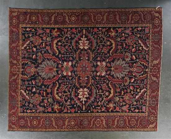 Appraisal: Antique Herez rug Persia circa x Estimate - Good condition