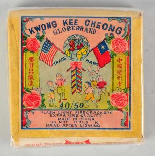 Appraisal: Globe Brand -Pack Firecrackers Class Manufactured by Kwong Kee Cheong