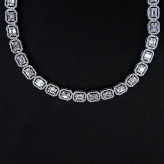 Appraisal: Contemporary Approx Carat Baguette and Round Brilliant Cut Diamond and