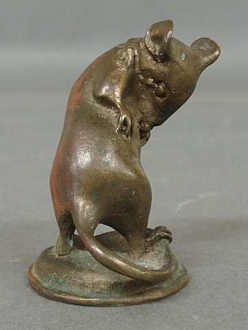 Appraisal: - Putnam Brenda American - bronze of a standing mouse