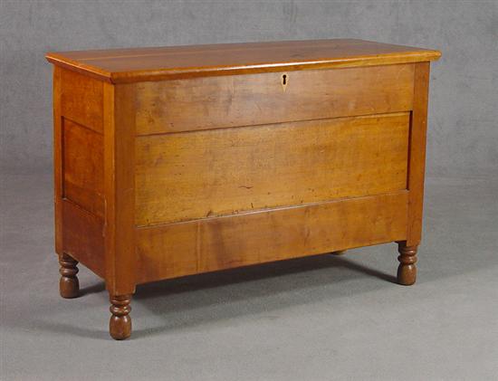 Appraisal: Cherry Sugar Chest Early th Century Probably Kentucky or Tennessee