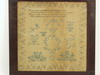 Appraisal: SAMPLER - Hand stitched on linen initialed C G Cornelia