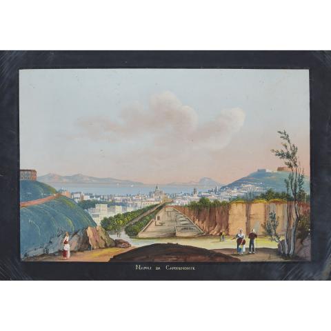 Appraisal: NEOPOLITAN SCHOOL TH CENTURY NAPOLI DA CAPODIMONTE Italian Watercolour and