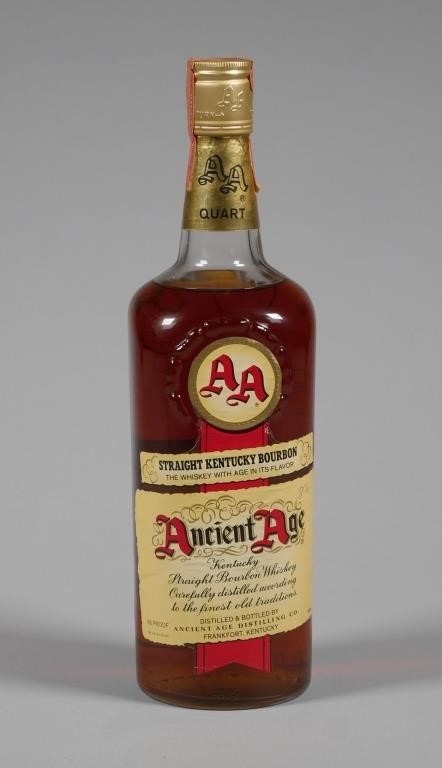 Appraisal: Large quart-sized bottle for Ancient Age Straight Kentucky Bourbon Whiskey