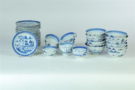 Appraisal: GROUP OF CANTON CUPS BOWLS AND UNDERPLATES China th century