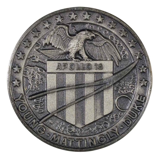 Appraisal: Thomas Stafford's Apollo Robbins Medallion Approximately inches in diameter circular