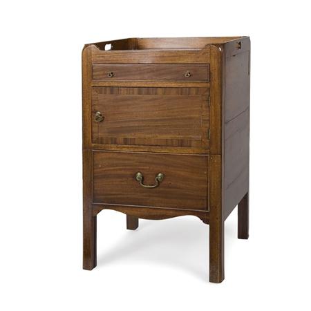 Appraisal: George III Mahogany Bedside Commode Estimate -