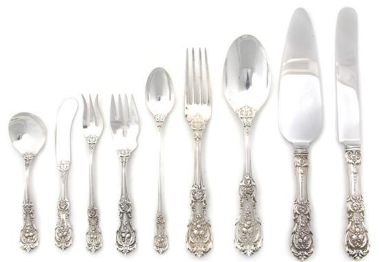 Appraisal: An American Sterling Silver Flatware Service for Twelve Reed Barton