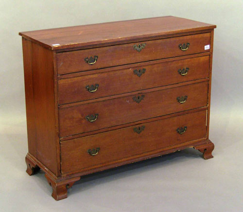 Appraisal: Chippendale cherry chest of drawers late th early th c