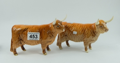 Appraisal: Beswick Highland cow and Highland cow