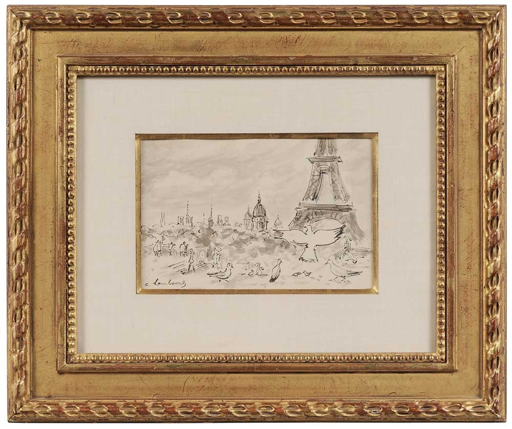 Appraisal: Andr Hambourg French - La Tour Eiffel Paris signed lower