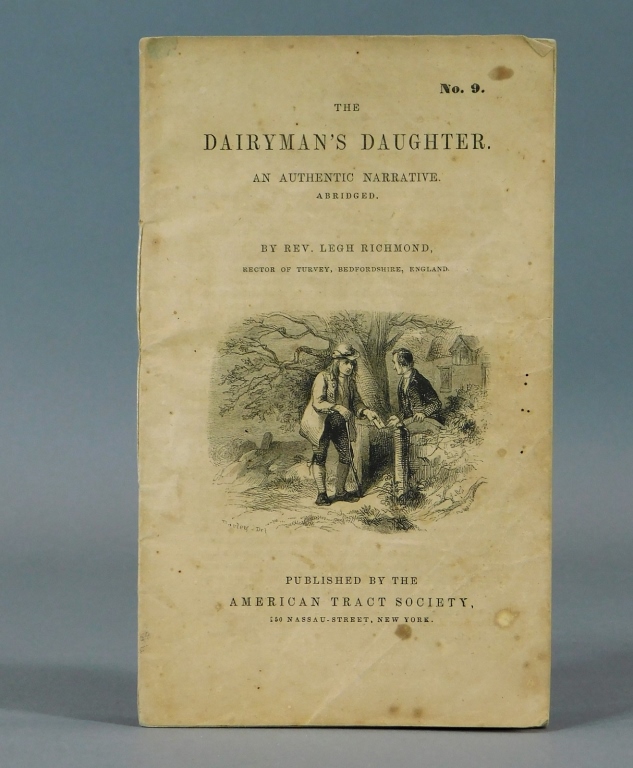 Appraisal: THE DAIRYMAN'S DAUGHTER NARRATIVE CHAP BOOK United States Early th