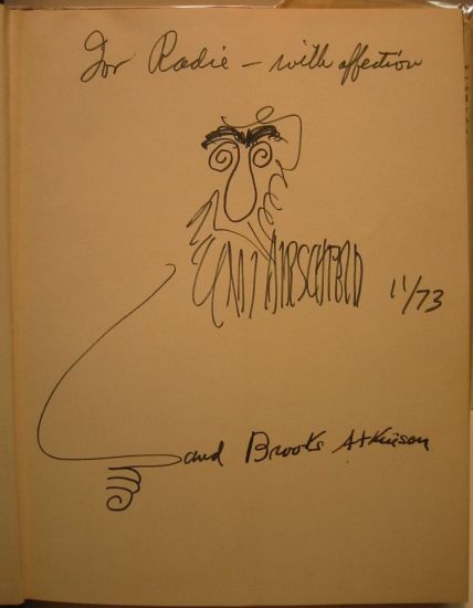 Appraisal: HIRSCHFELD AL AND ATKINSON BROOKS The Lively Years - Signed