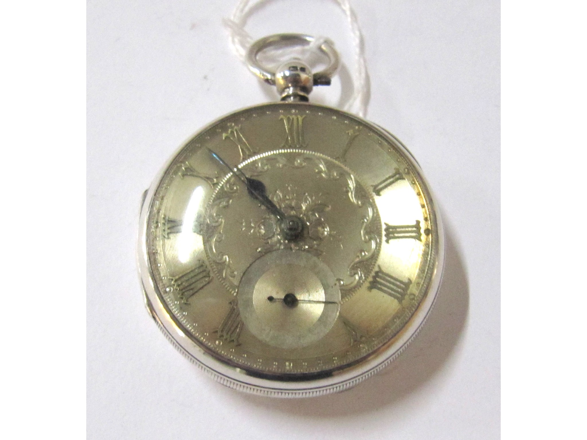 Appraisal: A silver cased pocket watch London marks