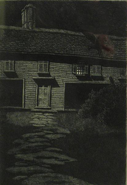 Appraisal: Charles Frederick William Mielatz Witches House Salem MA Etching printed