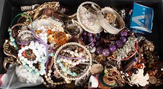 Appraisal: Assortment of costume jewelry Estimate - Any condition statement concerning