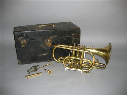 Appraisal: Marching cornet Stamped Riviere and Hawks Lester Sq London Dings