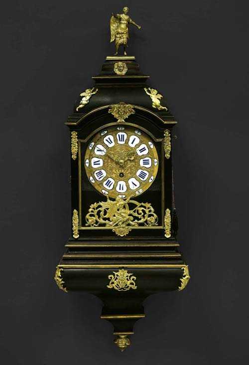 Appraisal: CLOCK ON PLINTH Louis XV the case from the workshop