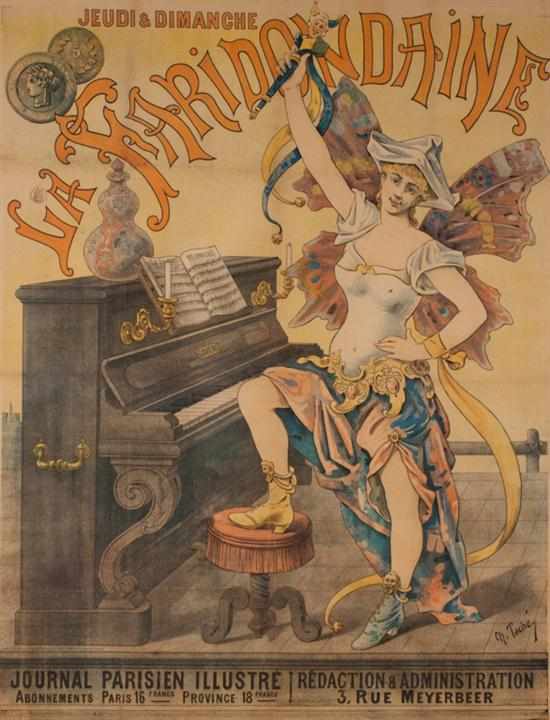 Appraisal: Charles Toche French - ''La Faridondaine'' color lithographic poster Emile