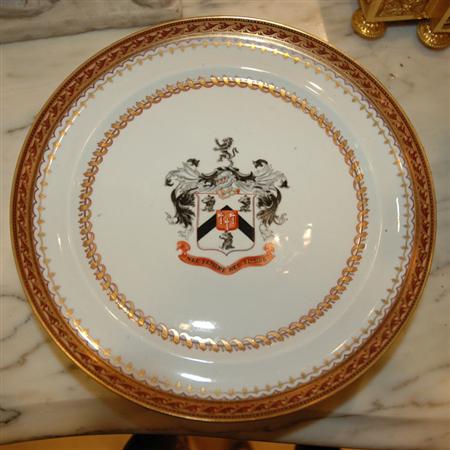 Appraisal: Set of Twelve French Chinese Export Porcelain Plates Estimate -