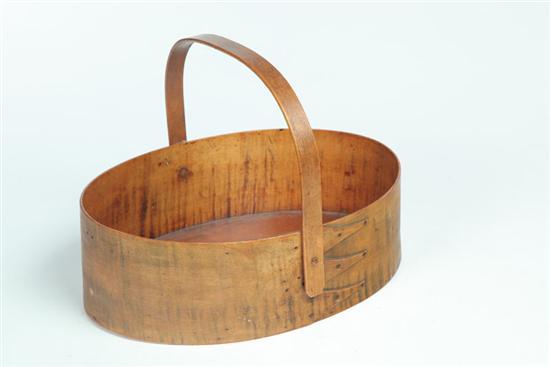 Appraisal: FINE SHAKER BENTWOOD CARRIER Attributed to Canterbury New Hampshire th