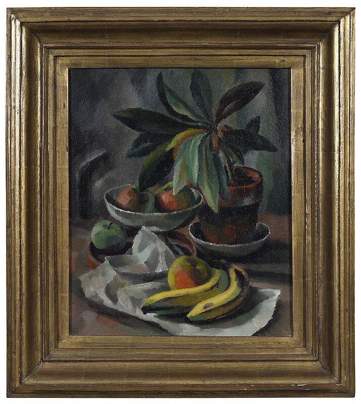 Appraisal: Edward Middleton Manigault Canadian America - Bananas and Apples in