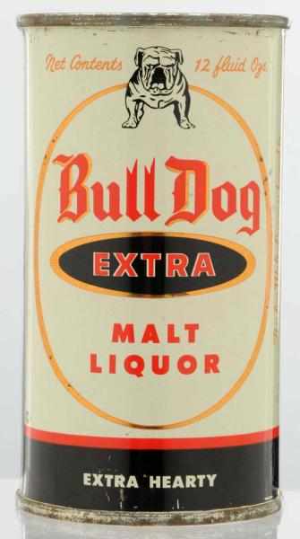 Appraisal: Bull Dog Extra Malt Liquor Flat Top Beer Can -