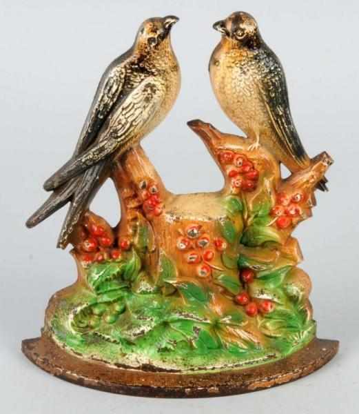 Appraisal: Cast Iron Swallows Doorstop Description Made by Hubley Condition Good