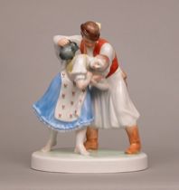 Appraisal: Herend Peasant Figure Hungary th Century Hand painted porcelain figurine