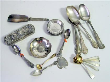 Appraisal: Group of American sterling silver tablewaresgorham tiffany th century