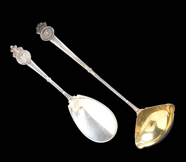 Appraisal: A sterling punch ladle with caseGorham Mfg Co Providence RI