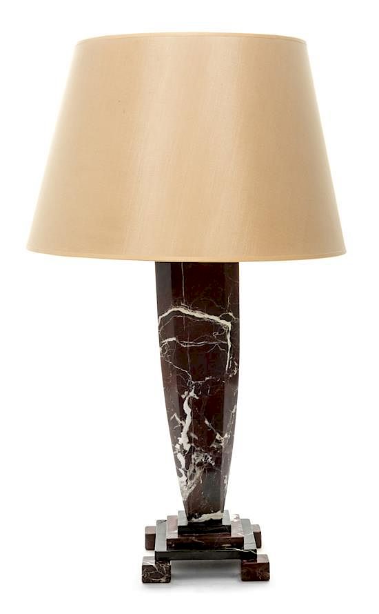 Appraisal: Art Deco Style Late th Century Table Lamp Art Deco