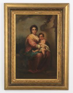 Appraisal: th c 'The Madonna and Child ' after Murillo h