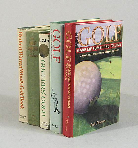 Appraisal: GOLF Approx books including Sutphen W G Van T The