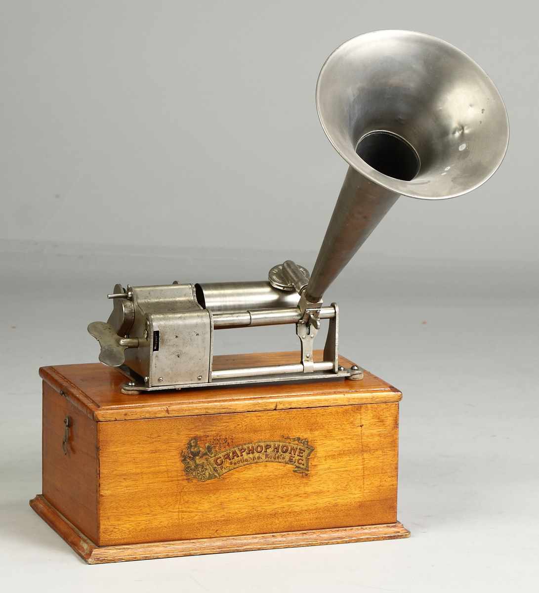 Appraisal: 'Perfectionned Graphophone'' Sold in France where the fact that no