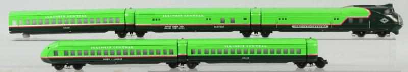 Appraisal: Pride Lines Illinois Central Passenger Train Set Contemporary O-gauge Includes