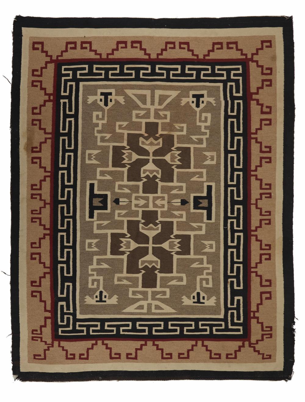 Appraisal: A Teec Nos Pos Navajo pictorial rug Second-Quarter th Century