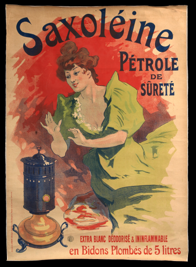 Appraisal: Jules Cheret French - Saxoleine color lithographic poster x -