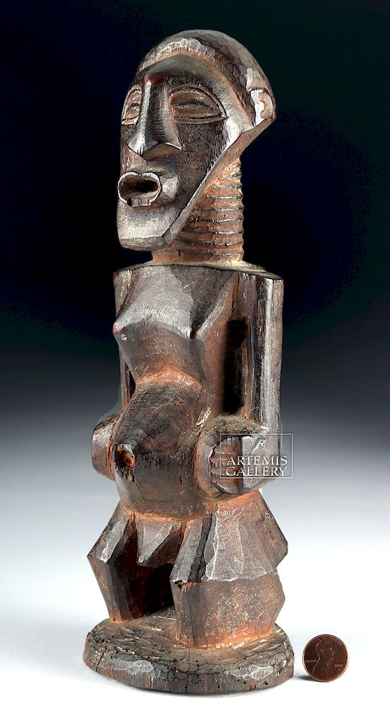 Appraisal: Exhibited Early th C Songye Nkisi Kalebwe Figure Central Africa