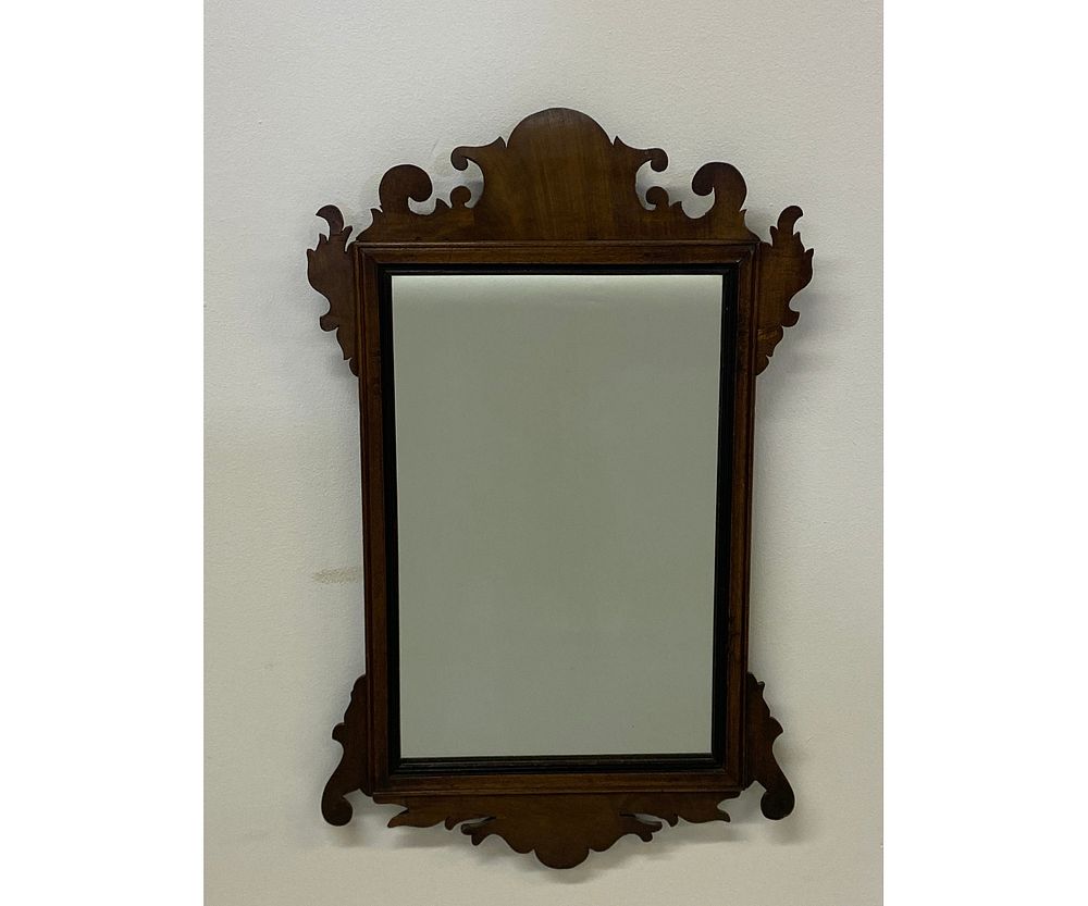 Appraisal: Chippendale Mahogany Mirror Chippendale mahogany mirror circa h x w