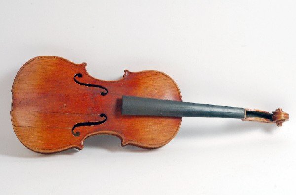 Appraisal: Violin circa flamed maple body label to interior Joseph Guarnerius